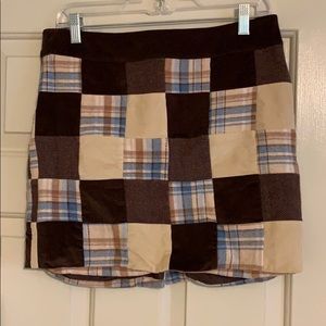 Plaid. Corduroy skirt. Vineyard vines. Size 2